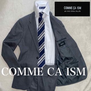 COMME CA ISM クリーニング済み　美品　M オシャレなチェック柄　