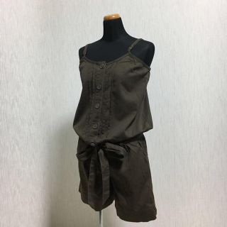 ニッセン(ニッセン)の261】ニッセン つなぎ ショートパンツ Lサイズ(サロペット/オーバーオール)