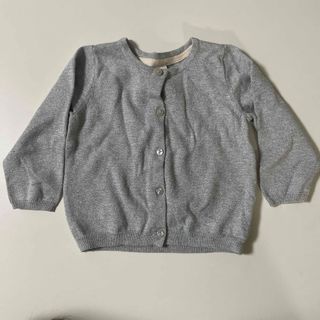 エイチアンドエム(H&M)のH&M シルバーカーディガン 80(カーディガン/ボレロ)