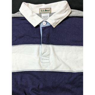 エルエルビーン(L.L.Bean)の80s 90s L.L.Bean ラグビーシャツ ボーダー(シャツ)