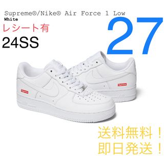 シュプリーム(Supreme)の【新品】SUPREME NIKE AIR FORCE 1 LOW 27.0㎝ 白(スニーカー)