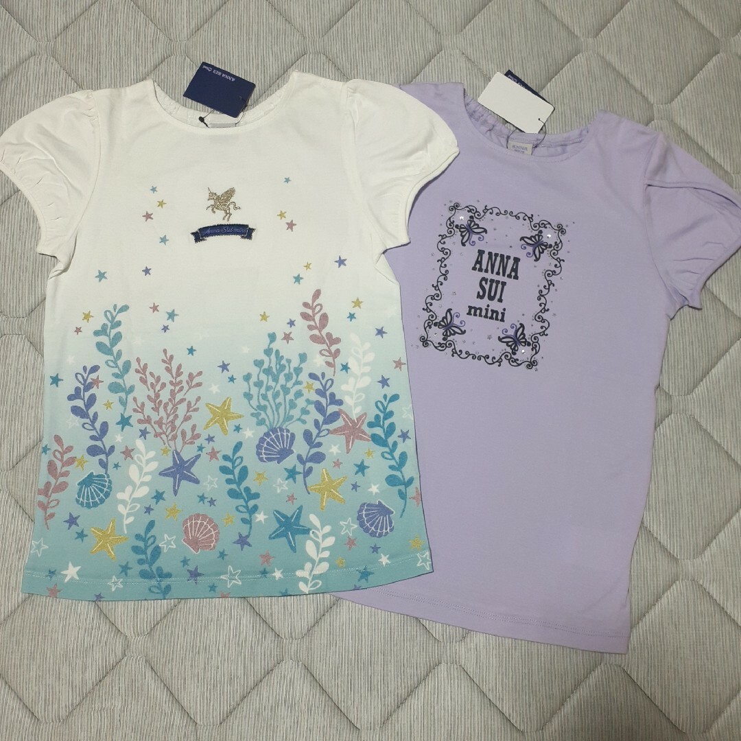 ANNA SUI mini(アナスイミニ)の【新品.】　アナスイミニ　Tシャツ キッズ/ベビー/マタニティのキッズ服女の子用(90cm~)(Tシャツ/カットソー)の商品写真