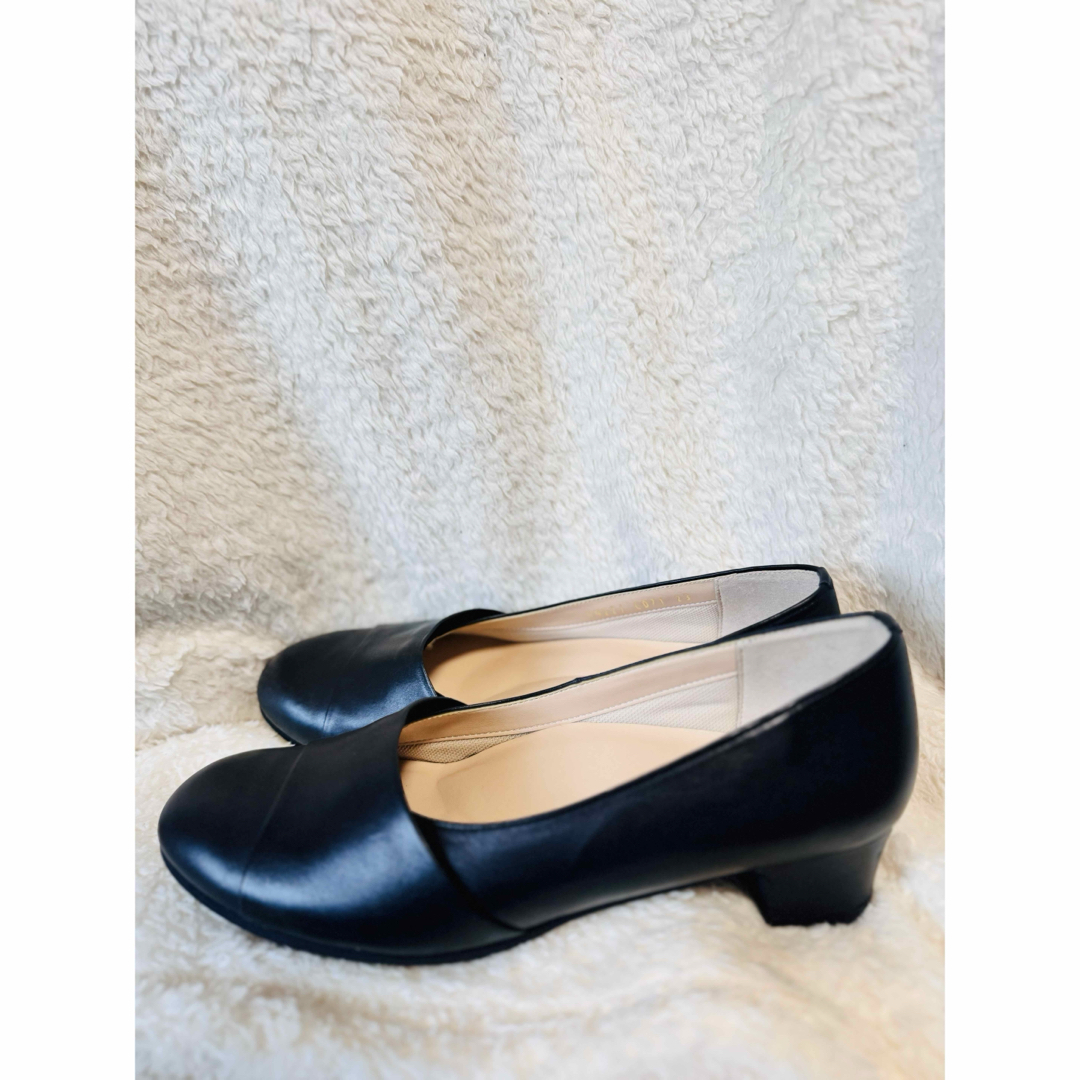 REGAL(リーガル)のファンケル✕リーガル　パンプス　黒色　23.0cm美品 レザー日本製 レディースの靴/シューズ(ハイヒール/パンプス)の商品写真
