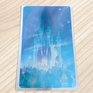 ディズニー(Disney)の新品 ディズニー100周年銀座三越シンデレラ城カード　 ミッキー保護シート付(キャラクターグッズ)