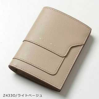 MARNI マルニ ベージュ　折り財布　ミニ財布　コンパクト財布　カードケース