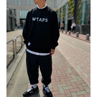 ダブルタップス(W)taps)のWTAPS - ACADEMY / SWEATER/COTTON.COLLEGE(スウェット)