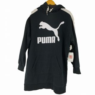 プーマ(PUMA)のPUMA(プーマ) フロントロゴ サイドライン スウェットパーカーワンピース(その他)