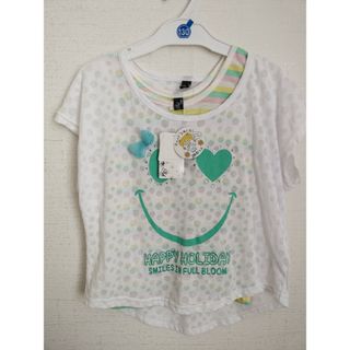 ２点セット　半袖Ｔシャツ　130　タンクトップ　女の子　ニコちゃん(Tシャツ/カットソー)