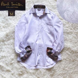 ポールスミスコレクション(Paul Smith COLLECTION)の【希少】ポールスミスコレクション　シャドー　ペイズリー　花柄　長袖　シャツ　M(シャツ)