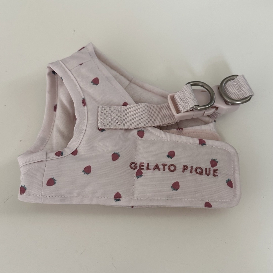 gelato pique(ジェラートピケ)のジェラートピケ ハーネス ピンクいちご柄 S その他のペット用品(犬)の商品写真