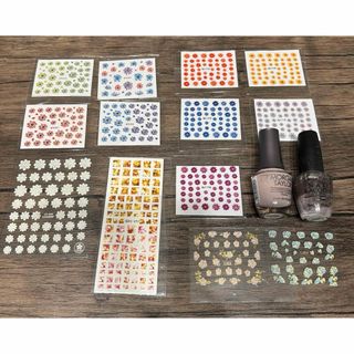 ポリッシュとネイルシール⭐︎セット (ネイル用品)