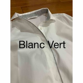 Blanc Vert ブランベール シャツ ブラウス オフホワイト(シャツ/ブラウス(長袖/七分))