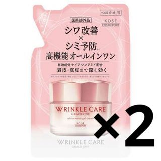 コーセーコスメポート(KOSE COSMEPORT)のグレイス ワン リンクルケア ホワイト モイストジェルクリーム 詰め替え90g(オールインワン化粧品)