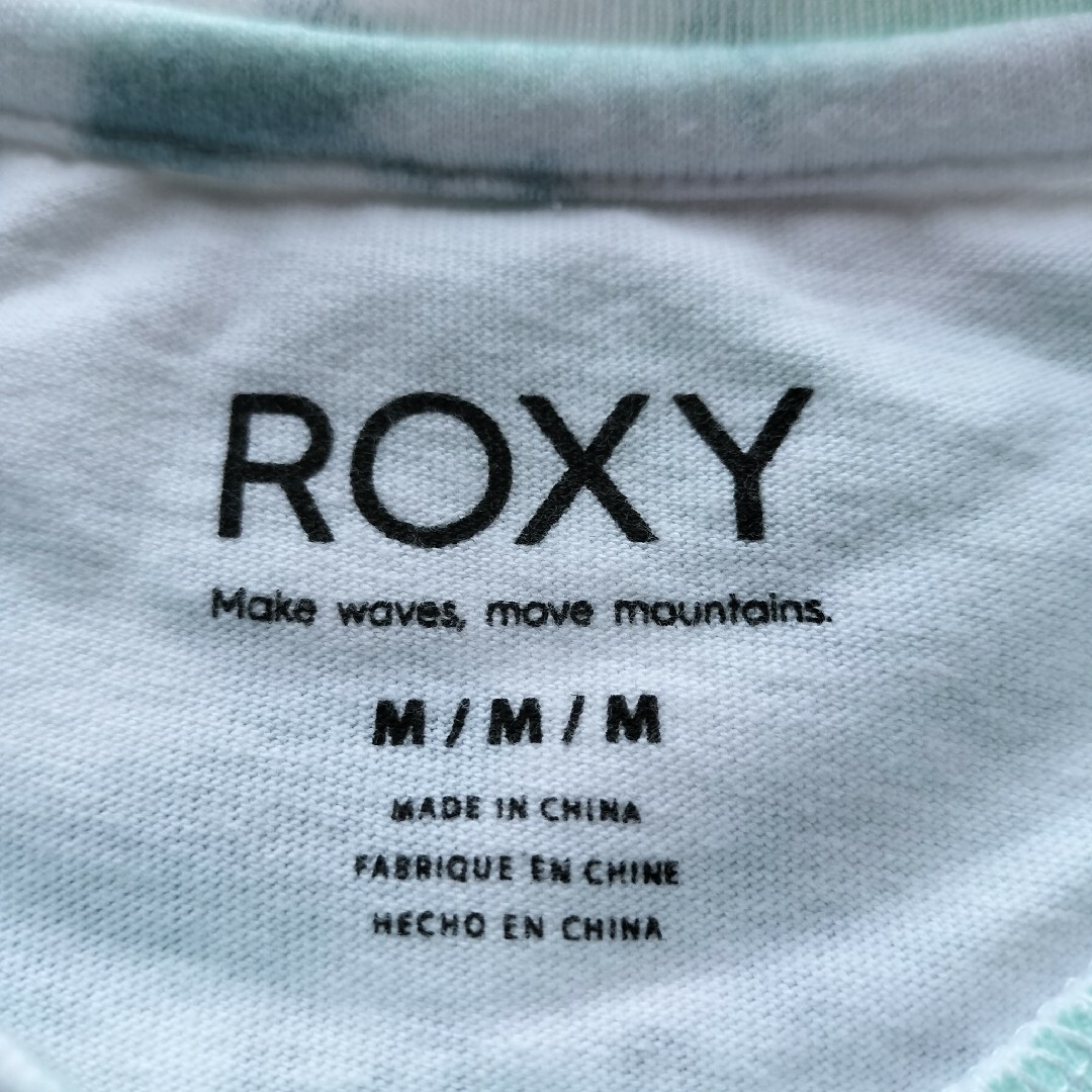 Roxy(ロキシー)のROXY★前後プリント★タイダイ染Tシャツ★新品★Mサイズ★ レディースのトップス(Tシャツ(半袖/袖なし))の商品写真