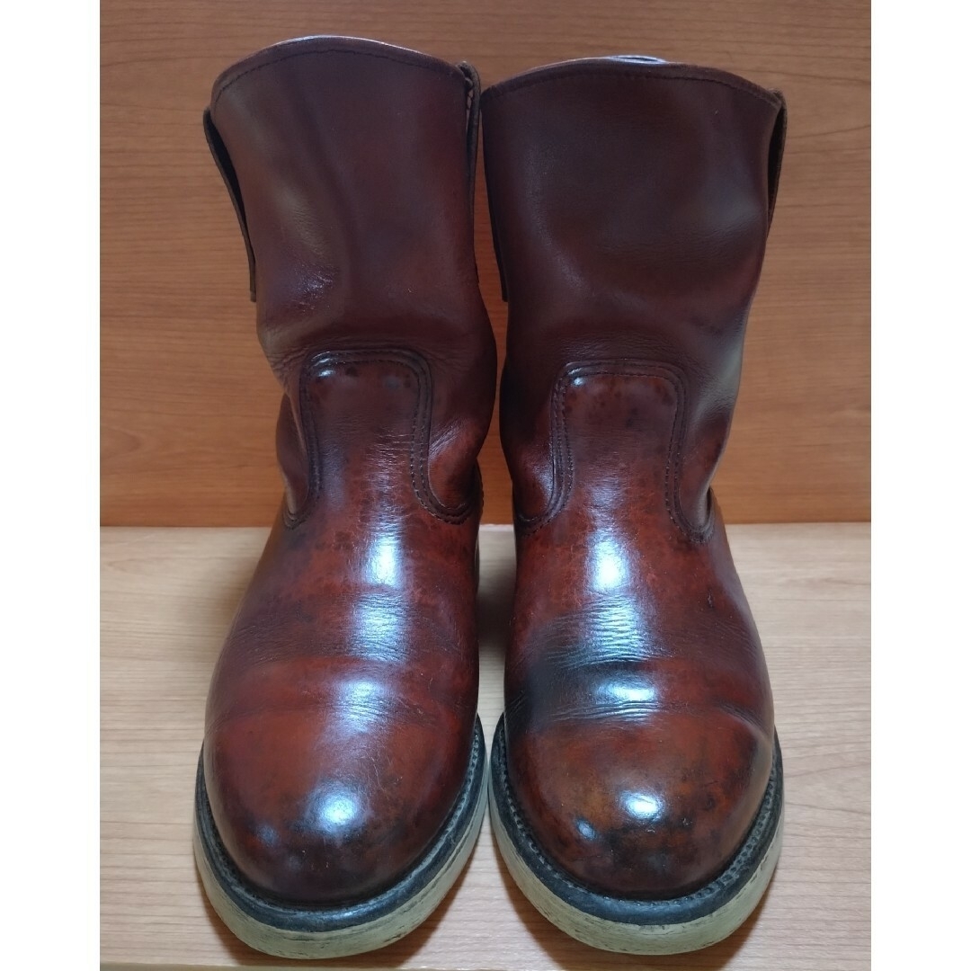 REDWING(レッドウィング)のレッドウィング REDWING ペコス ブーツ 25.5cm 緑犬タグ メンズの靴/シューズ(ブーツ)の商品写真