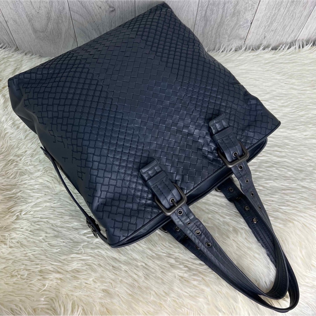 Bottega Veneta(ボッテガヴェネタ)の定価450000円♡希少♡A4♡ボッテガヴェネタ イントレチャート トートバッグ メンズのバッグ(トートバッグ)の商品写真