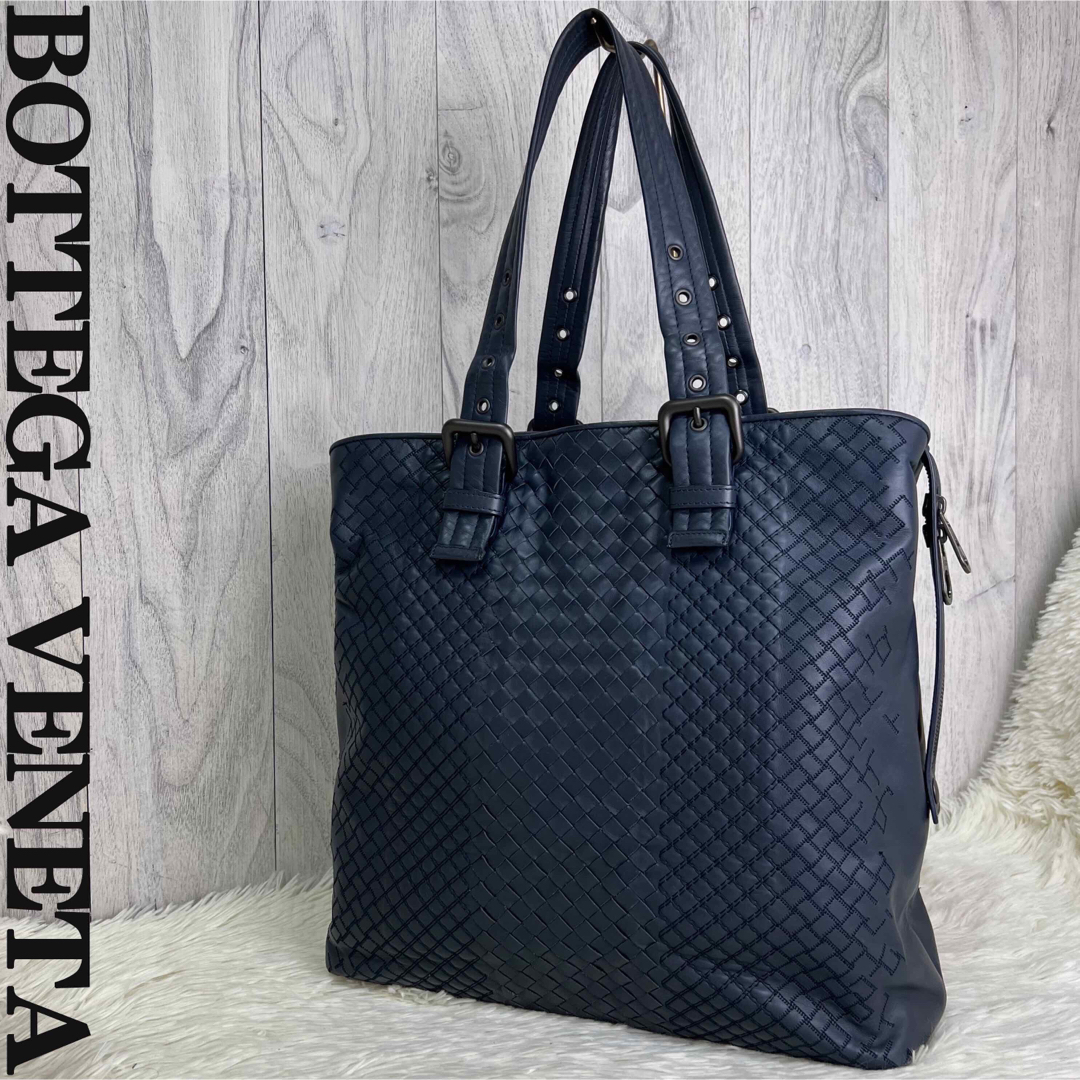 Bottega Veneta(ボッテガヴェネタ)の定価450000円♡希少♡A4♡ボッテガヴェネタ イントレチャート トートバッグ メンズのバッグ(トートバッグ)の商品写真