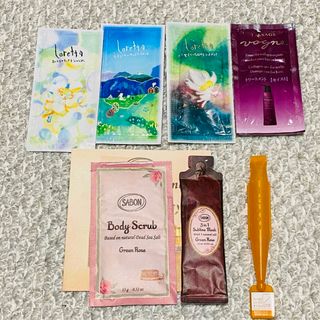 サボン(SABON)のシャンプー&トリートメント&ボディスクラブ　サンプル7点セット(サンプル/トライアルキット)