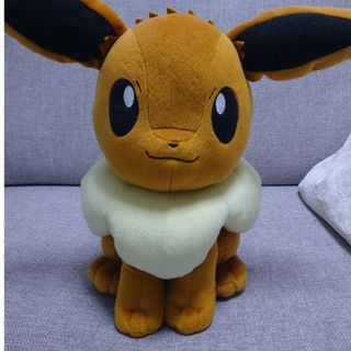 ポケモン(ポケモン)の【値下げ】ポケモン めちゃでか イーブイ ぬいぐるみ(ぬいぐるみ)