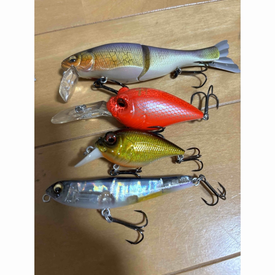 Megabass(メガバス)の④メガバス　ルアー4個セット　グリフォン　コアユ スポーツ/アウトドアのフィッシング(ルアー用品)の商品写真