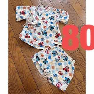 ベビーザラス(BABiESRUS)の80センチ甚平　ベビーザラス　男女兼用(甚平/浴衣)