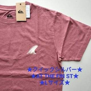 クイックシルバー(QUIKSILVER)のクイックシルバー★AT THE FIN ST★バックプリントT★新品★L(Tシャツ/カットソー(半袖/袖なし))