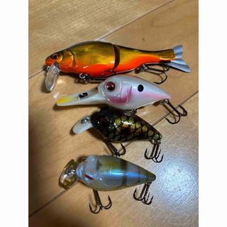 メガバス(Megabass)の⑥メガバス　4個ルアーセット　グリフォン　バスるあー(ルアー用品)