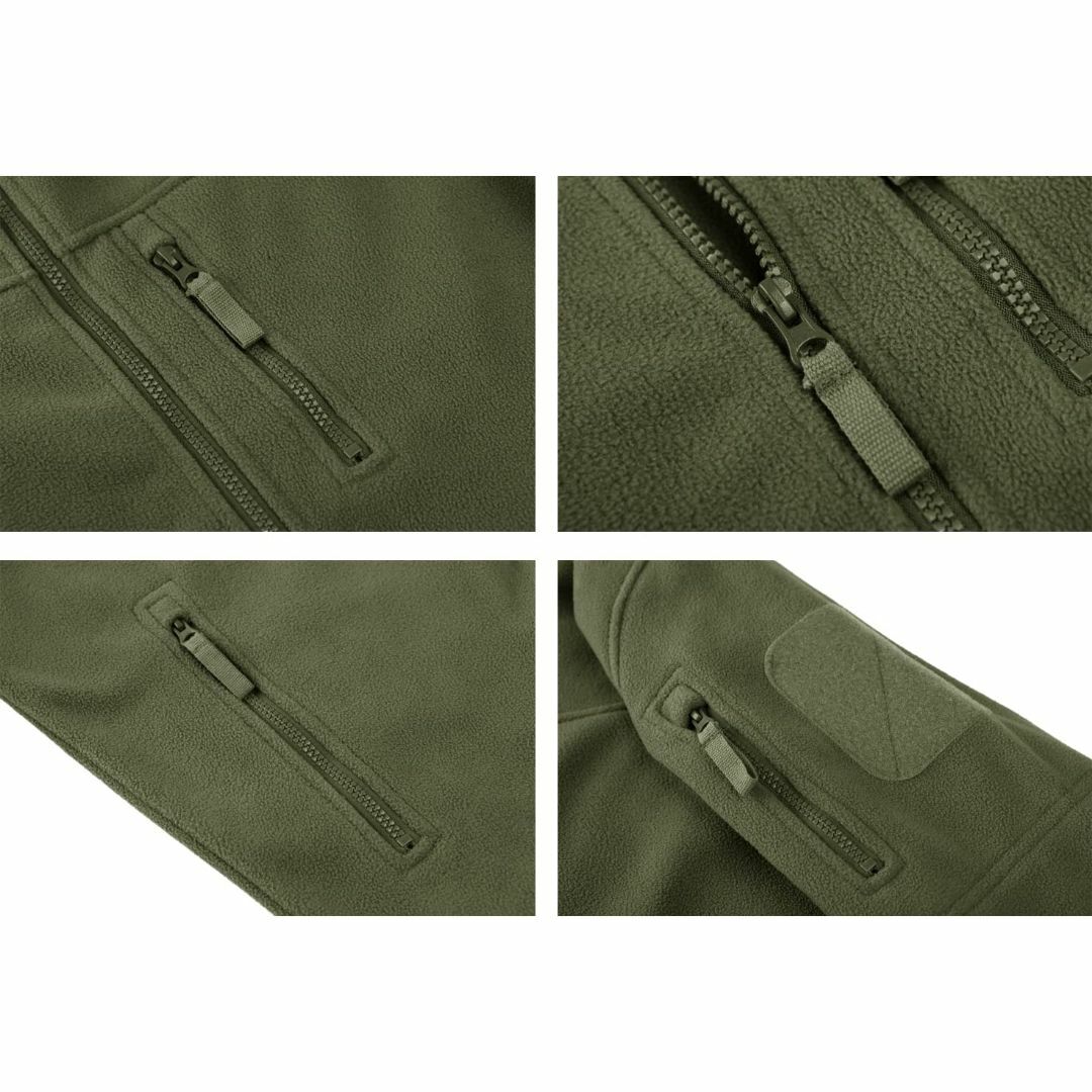 [KEFITEVD] フリースジャケット メンズ アウトドアジャケット 防寒 防 メンズのファッション小物(その他)の商品写真