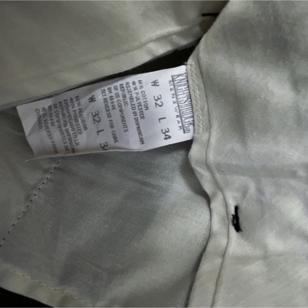 VINTAGE(ヴィンテージ)のUSA古着　チノパンスラックス　ボトムス　ブラック　黒　2タック　W32 L34 メンズのパンツ(スラックス)の商品写真