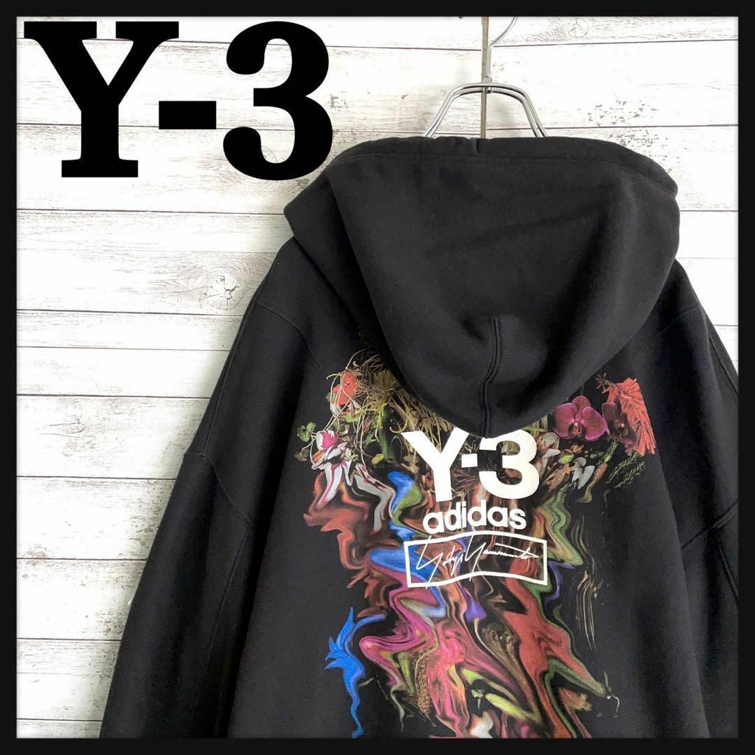 Y-3(ワイスリー)の9424【即完売モデル】Y-3☆バックプリントtoketaパーカー入手困難　美品 メンズのトップス(パーカー)の商品写真