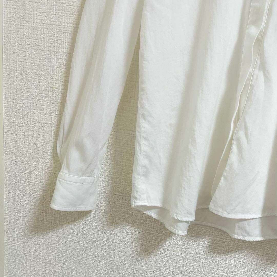 UNTITLED(アンタイトル)のアンタイトル　ボウタイ　ブラウス　春　白　2   日本製　きちんと感　ワールド レディースのトップス(シャツ/ブラウス(長袖/七分))の商品写真