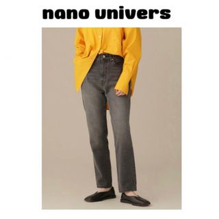 nano・universe - 新品　ナノユニバース　LB.03/ スリムテーパードデニムパンツ