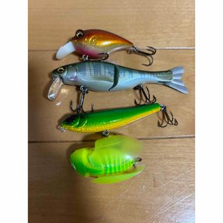 メガバス(Megabass)の⑧メガバス　ルアー4個セット　グリフォン　新品未使用品　虫系ルアー(ルアー用品)