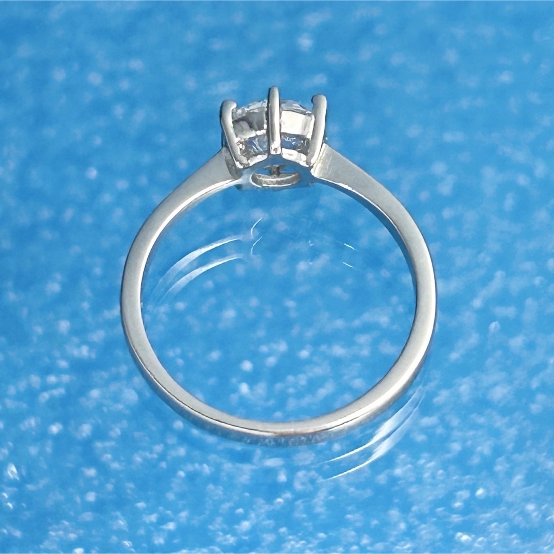 《SR21／15号》シルバー925 ジルコニア6㎜  czダイヤ  レディースのアクセサリー(リング(指輪))の商品写真