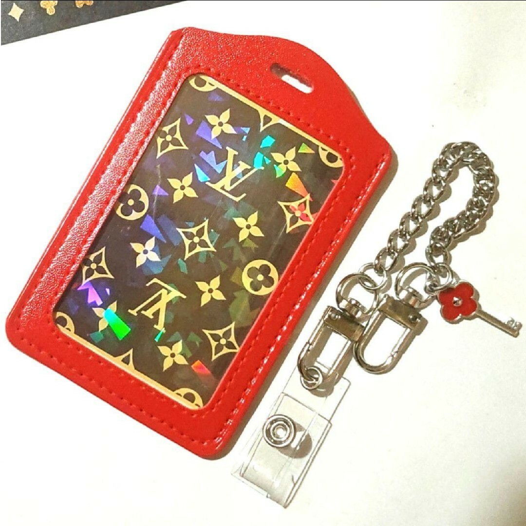 LOUIS VUITTON(ルイヴィトン)の希少♥♣LOUIS VUITTON♠♦モノグラムトランプ１枚　新品パスケース付⑮ レディースのファッション小物(パスケース/IDカードホルダー)の商品写真