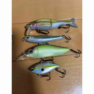 メガバス(Megabass)の⑨メガバス　ルアー4個セット　フラップスラップ　新品未使用品　バイブレーション(ルアー用品)