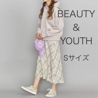 ユナイテッドアローズ(UNITED ARROWS)のBEAUTY&YOUTH チェックサーキュラースカート(ロングスカート)