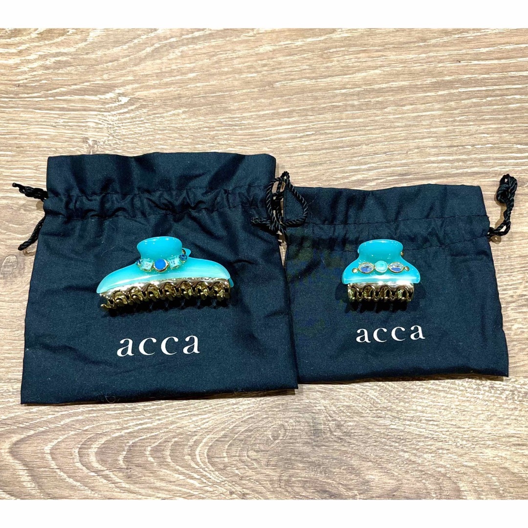 acca(アッカ)のacca(アッカ)ヘアクリップ Sサイズ・Mサイズ 2個セット 新品 レディースのヘアアクセサリー(バレッタ/ヘアクリップ)の商品写真