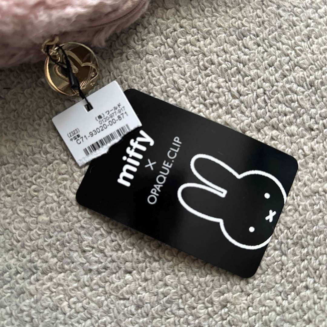 OPAQUE.CLIP(オペークドットクリップ)のmiffy × OPAQUE.CLIP コラボレーションミッフィー 限定色ピンク レディースのファッション小物(ポーチ)の商品写真