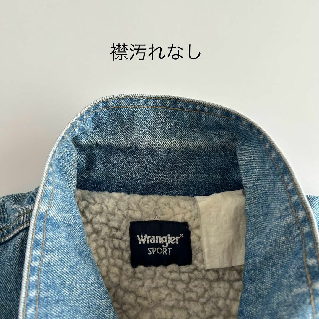 Wrangler(ラングラー)のwrangler ラングラー ランチ ボア デニムジャケット L XL Gジャン メンズのジャケット/アウター(Gジャン/デニムジャケット)の商品写真