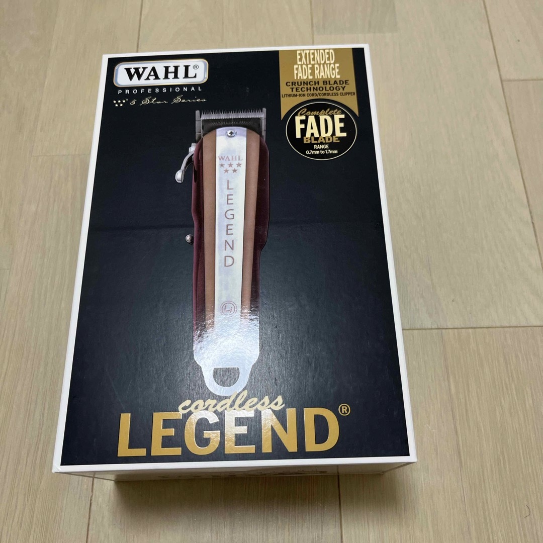 WALL(ウォール)の新品未使用　WAHL Cordless Legend Clipp レジェンド スマホ/家電/カメラの美容/健康(メンズシェーバー)の商品写真