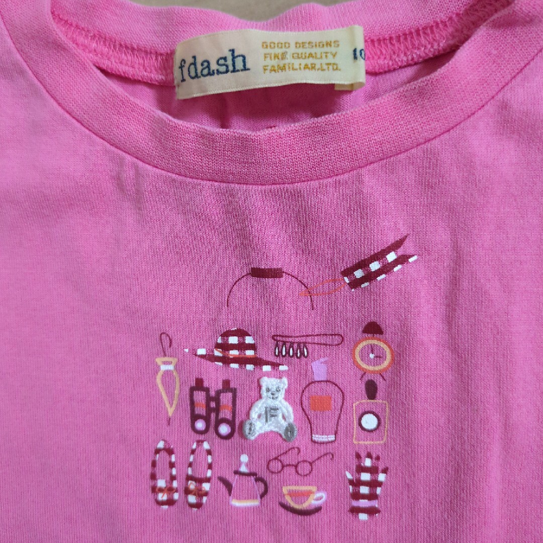 familiar(ファミリア)のfamilia　fdash Tシャツ100 キッズ/ベビー/マタニティのキッズ服女の子用(90cm~)(Tシャツ/カットソー)の商品写真