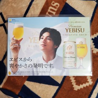 [非売品] 山田裕貴 エビスビール ミニポスター 告知(男性タレント)