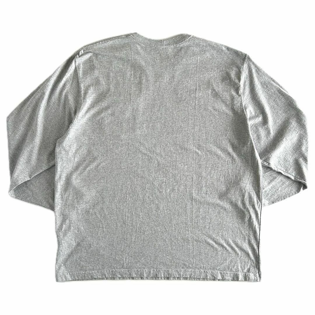 carhartt(カーハート)のCarhartt ロンT ロングTシャツ ポケットtシャツ グレー 3XL メンズのトップス(Tシャツ/カットソー(七分/長袖))の商品写真