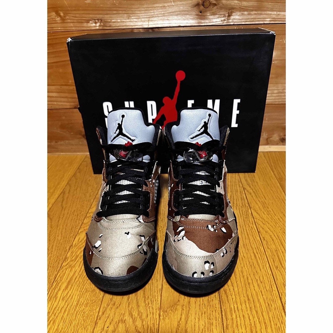 Supreme(シュプリーム)のNike×Supreme Air  jordan5 Desert Camo29 メンズの靴/シューズ(スニーカー)の商品写真