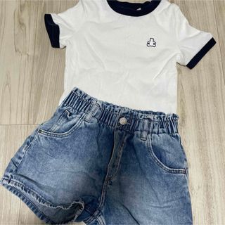 ギャップキッズ(GAP Kids)の女の子上下セット110cm(Tシャツ/カットソー)