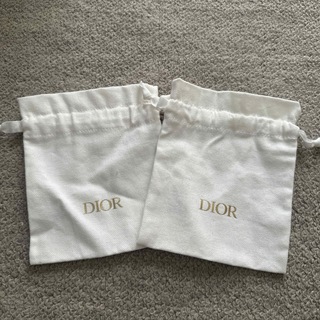 クリスチャンディオール(Christian Dior)のディオールの巾着 ２枚セット(ポーチ)