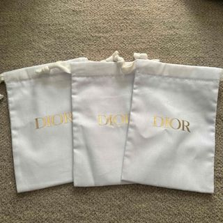 クリスチャンディオール(Christian Dior)のディオールの巾着３枚セット(ポーチ)