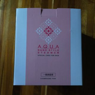 アクアAQUAナノスタイルスチーマー※ピンク　美顔器新品未使用(フェイスケア/美顔器)