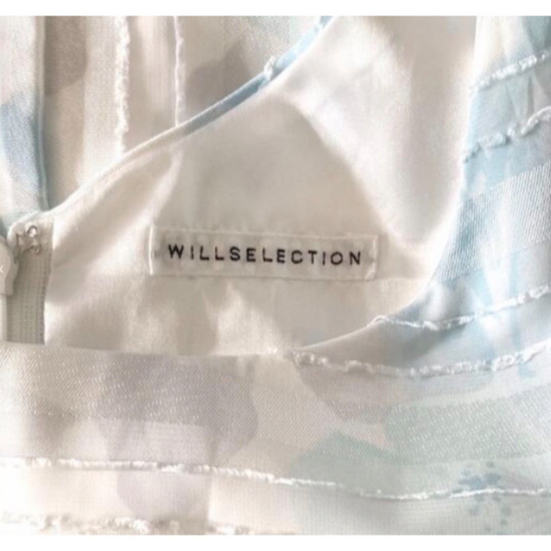 WILLSELECTION(ウィルセレクション)のウィルセレクション　花柄　フラワープリントワンピース レディースのワンピース(ひざ丈ワンピース)の商品写真